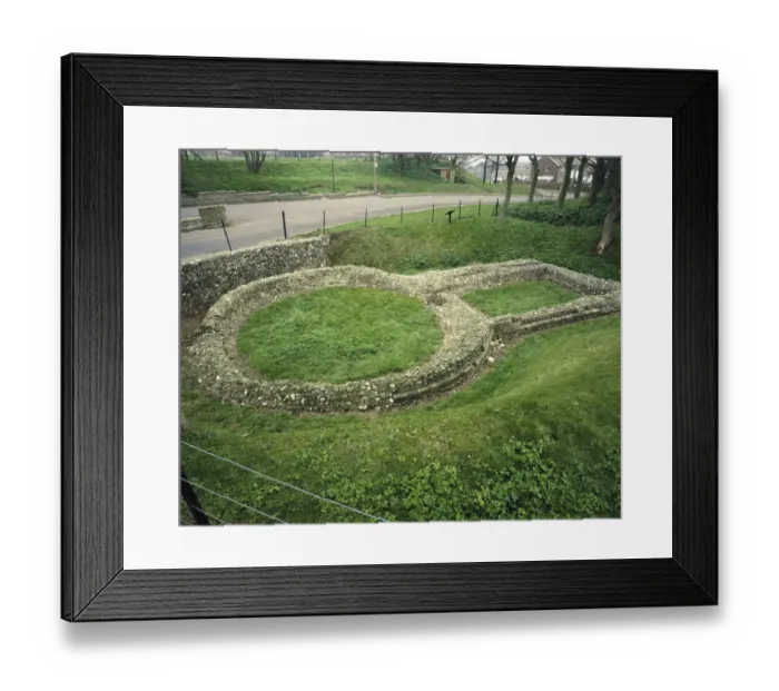 Framed Print : Knights Templar Church, Dover J930037 Framed Print : Knights Templar Church, Dover J930037