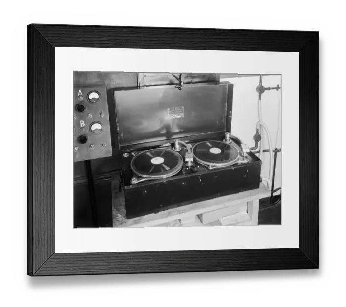 Framed Print : Sound equipment, Odeon Cinema BB87_03339
