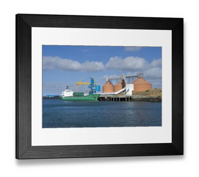 Framed Print : Blyth silos DP087765