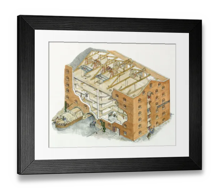 Framed Print : Jacksons Warehouse, Manchester IC295_001 Framed Print : Jacksons Warehouse, Manchester IC295_001