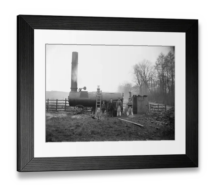 Framed Print : Steam power, Charwelton, Northamptonshire a97_05431 Framed Print : Steam power, Charwelton, Northamptonshire a97_05431