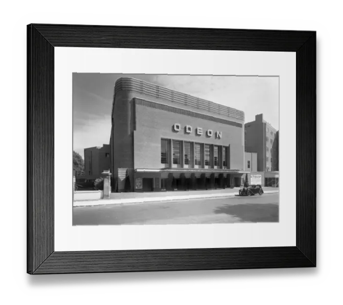 Framed Print : Swiss Cottage Odeon BB87_03613