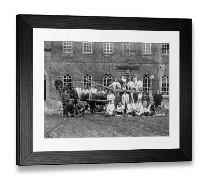 Framed Print : Restoration c. 1900 BB97_11860