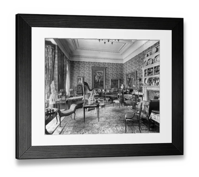 Framed Print : Arts and Crafts interior BL16685 Framed Print : Arts and Crafts interior BL16685