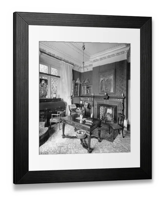 Framed Print : Arts and Crafts interior BL16690