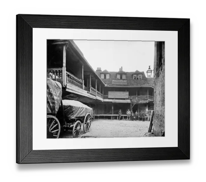 Framed Print : The Tabard or Talbot Inn DD97_00055 Framed Print : The Tabard or Talbot Inn DD97_00055