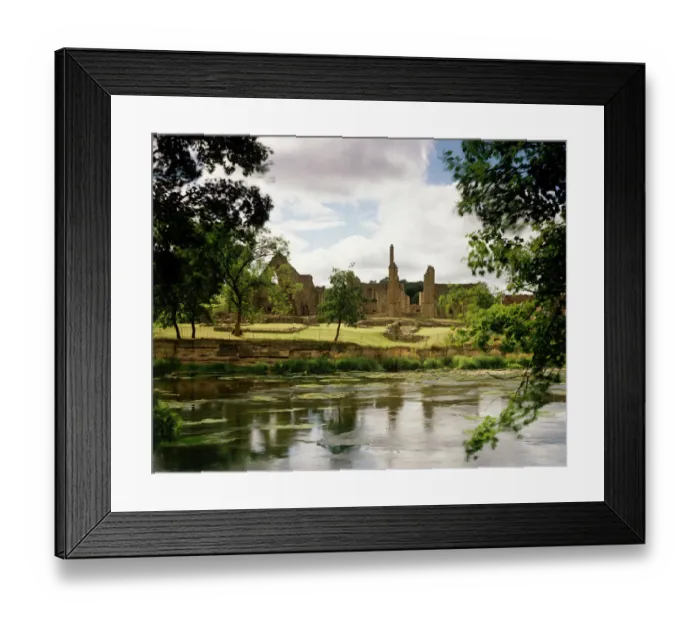 Framed Print : Finchale Priory J910293 Framed Print : Finchale Priory J910293