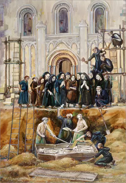 Exhumation of Arthur and Guinivere J920413