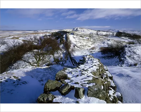 Hadrians Wall snow scene K060468