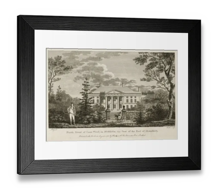 Framed Print : Kenwood House engraving K900329