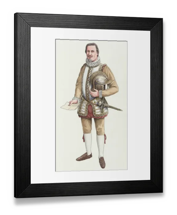 Framed Print : A Cornish gentleman c. 1600 N100001