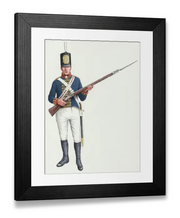 Framed Print : Gunner, Royal Artillery N100004