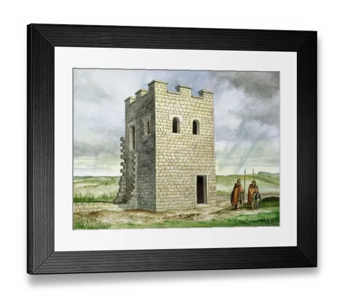 Framed Print : Turret 36b Housesteads Roman Fort J000118