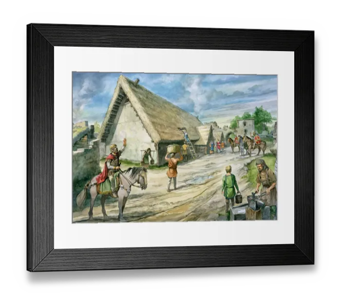 Framed Print : Birdoswald Roman Fort J050056
