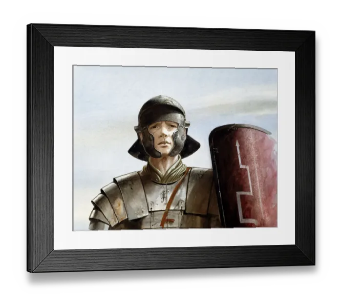 Framed Print : Roman soldier J870380
