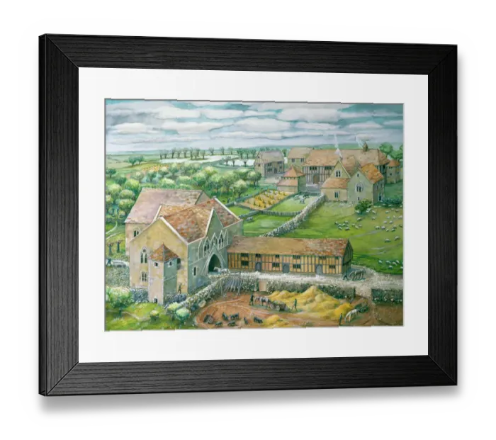 Framed Print : Thornholme Priory J890422 Framed Print : Thornholme Priory J890422