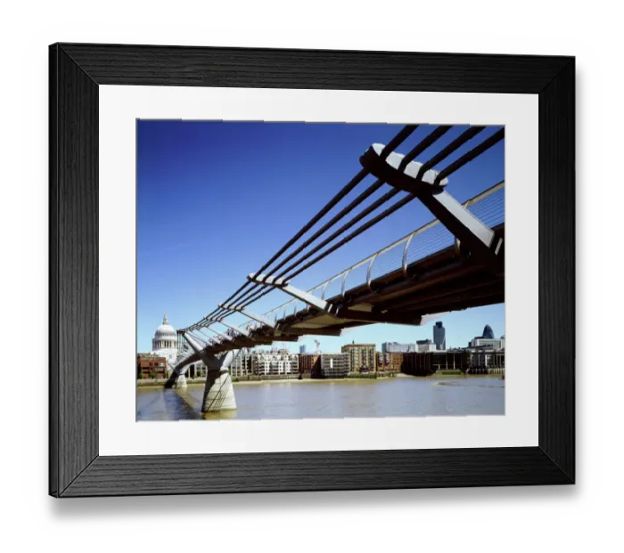 Framed Print : Millennium Bridge J060060 Framed Print : Millennium Bridge J060060