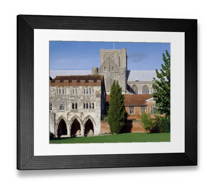 Framed Print : The Deanery and Winchester Cathedral K011415 Framed Print : The Deanery and Winchester Cathedral K011415