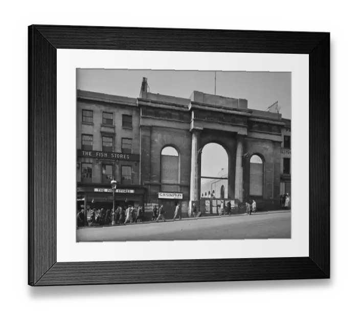 Framed Print : Market Hall, Birmingham, 1941 a42  /  00726