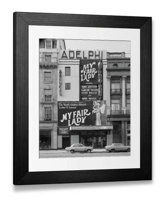 Framed Print : My Fair Lady, Adelphi Theatre, 1980 DD004008 Framed Print : My Fair Lady, Adelphi Theatre, 1980 DD004008