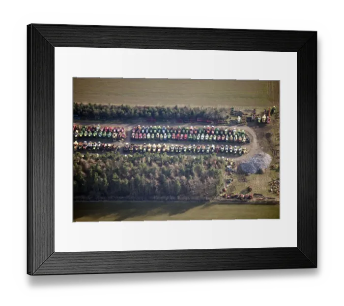Framed Print : Combine graveyard 28685_054 Framed Print : Combine graveyard 28685_054