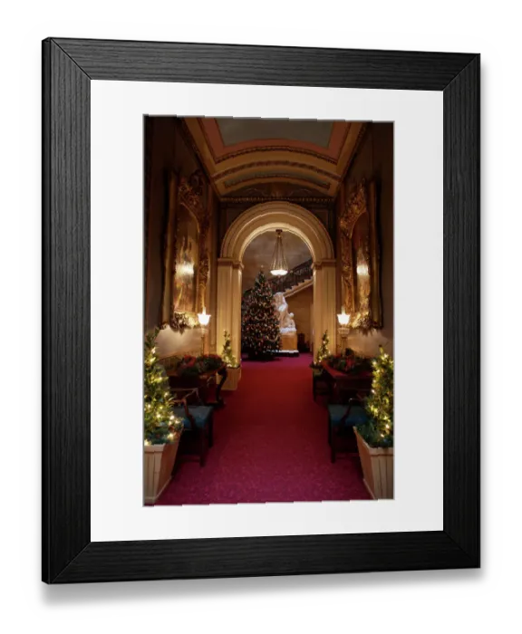Framed Print : Osborne House at Christmas N071981
