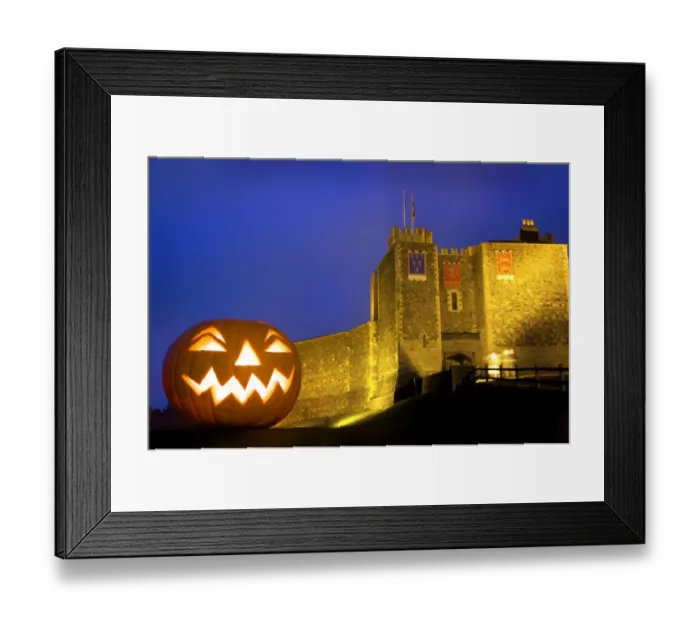 Framed Print : Halloween at Dover Castle N090380
