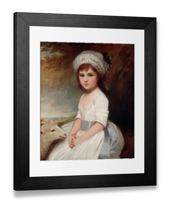 Framed Print : Romney - Miss Martindale J910504