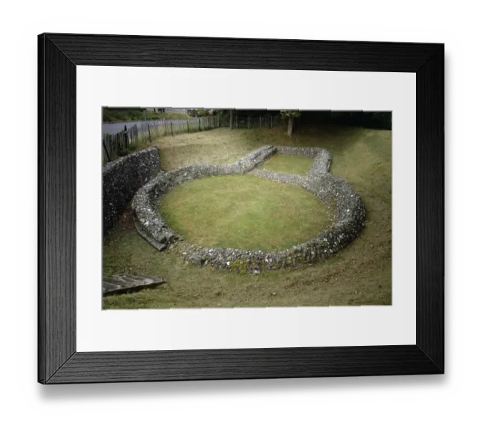 Framed Print : Knights Templar Church, Dover K040270
