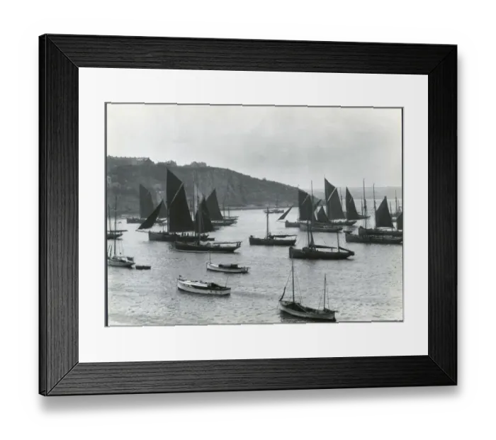 Framed Print : Brixham fishing fleet DIX02_01_254