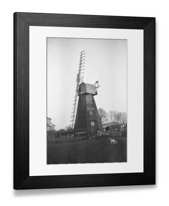 Framed Print : Uphill Mill a028925 Framed Print : Uphill Mill a028925