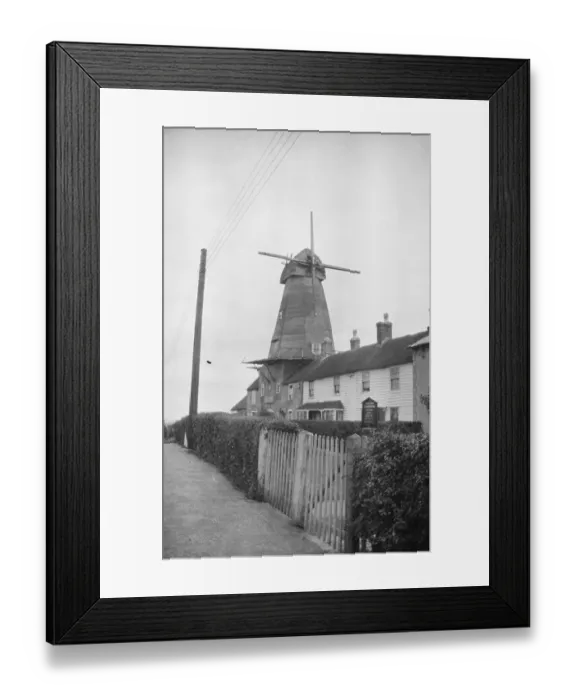 Framed Print : Staplecross Smock Mill a028919
