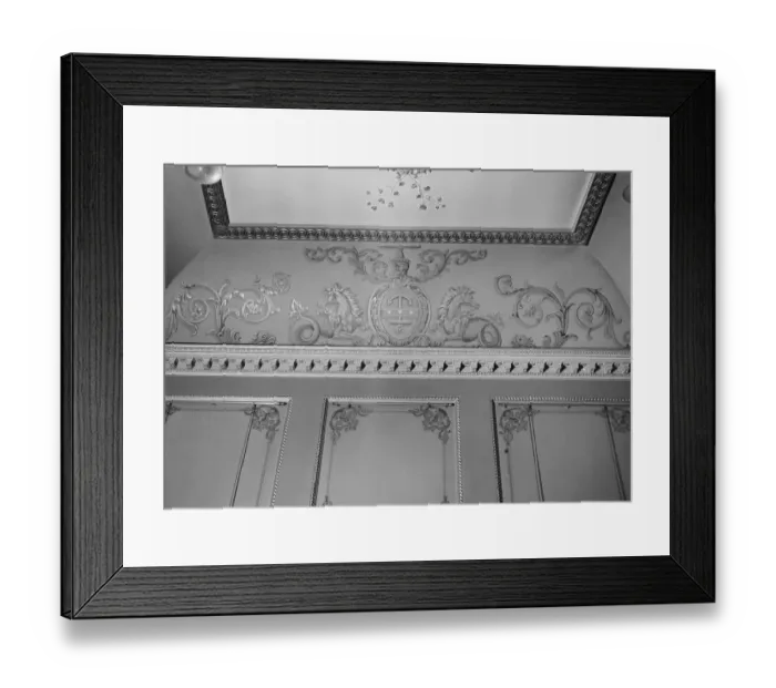 Framed Print : Trinity House plaster work a41_00048