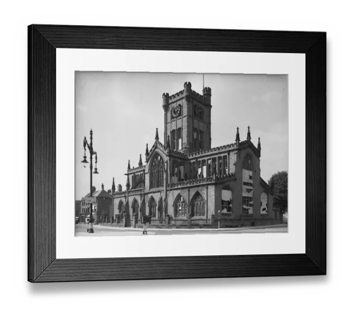 Framed Print : St Johns Bablake, 1941 a42_00321 Framed Print : St Johns Bablake, 1941 a42_00321