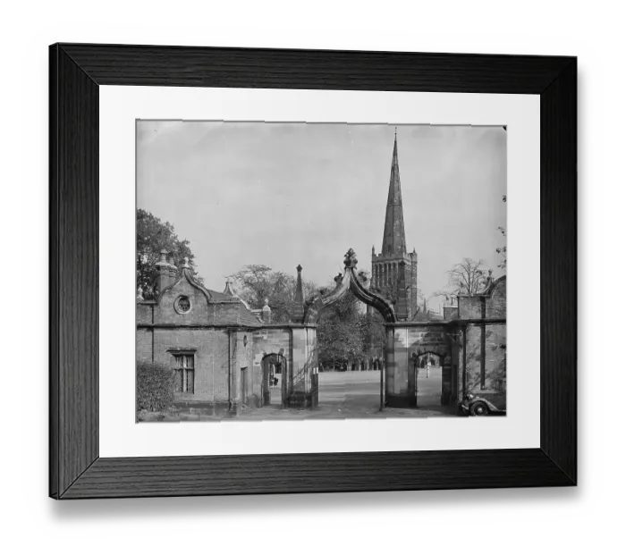 Framed Print : Aston Hall Gateway Birmingham, 1941 a42_00706
