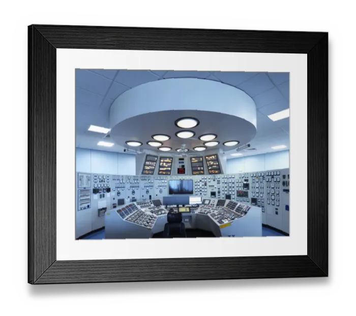 Framed Print : Control desk DP249335 Framed Print : Control desk DP249335