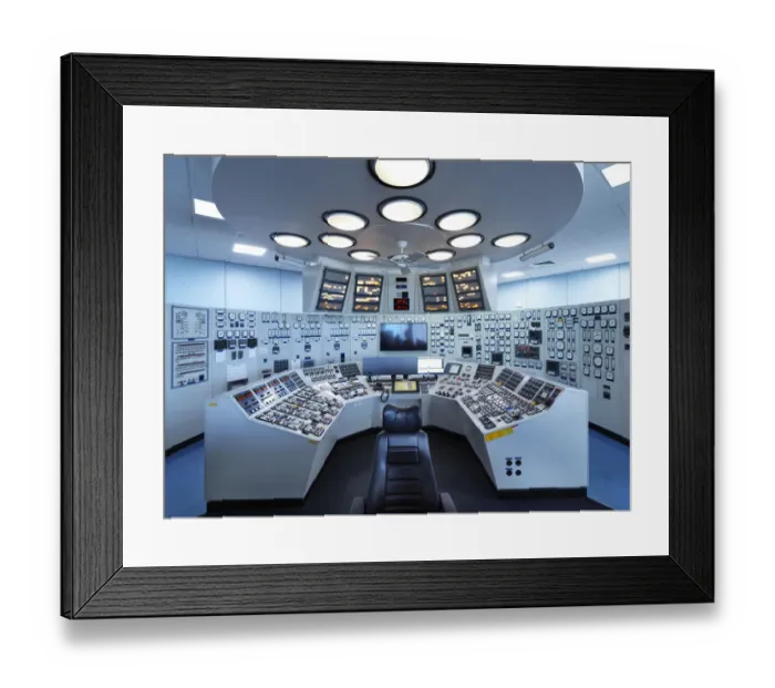 Framed Print : Control desk DP249336 Framed Print : Control desk DP249336