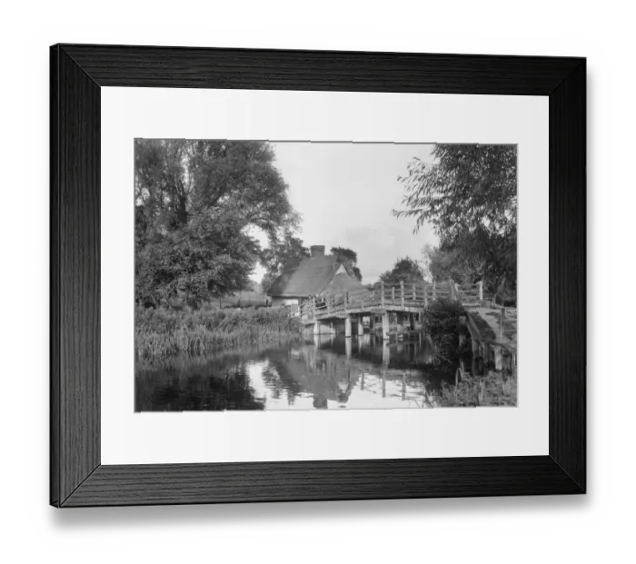 Framed Print : Flatford Bridge DIX02_01_026