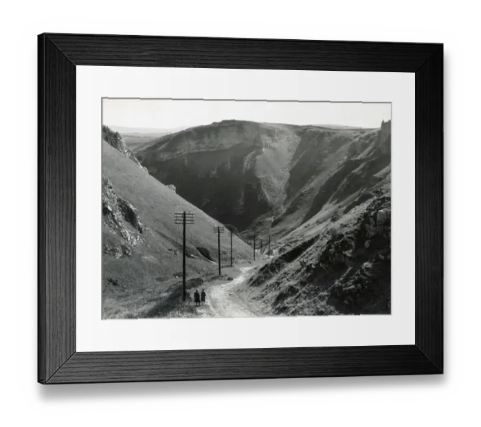 Framed Print : Winnats Pass DIX02_01_029