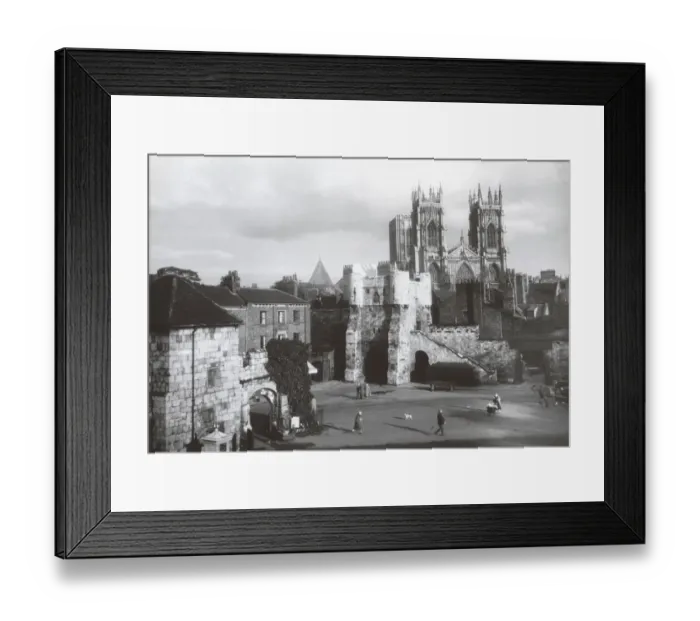 Framed Print : Bootham Bar DIX02_01_074