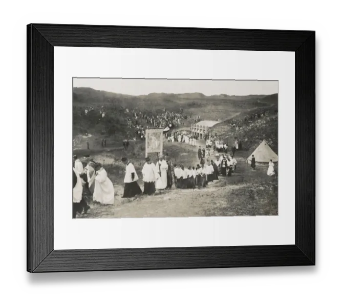 Framed Print : St Pirans Pilgrimage ALB93_05_062