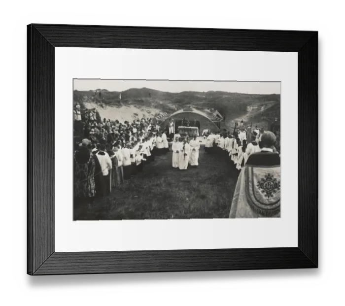 Framed Print : St Pirans Pilgrimage ALB93_05_066