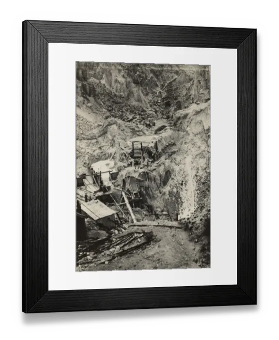 Framed Print : China Clay Works ALB93_05_129