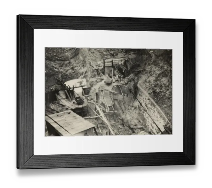 Framed Print : China Clay Works ALB93_05_125
