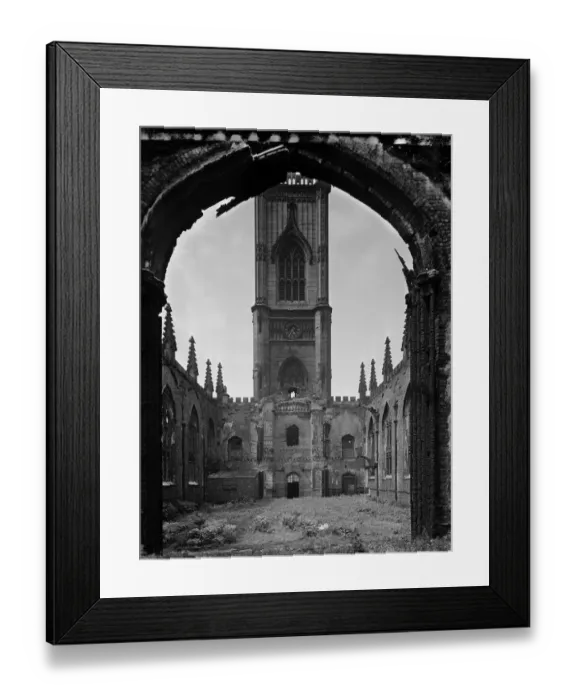 Framed Print : St Lukes Church Liverpool a63_07033