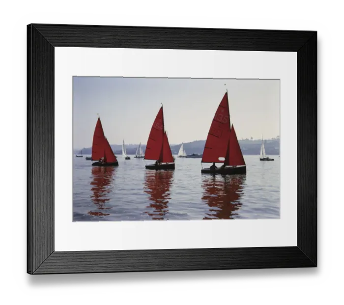 Framed Print : Sailboats BAR03_01_454