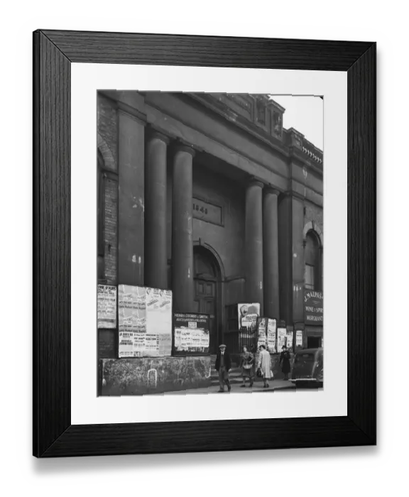 Framed Print : Corn Exchange Worcester, 1942 a42_03678