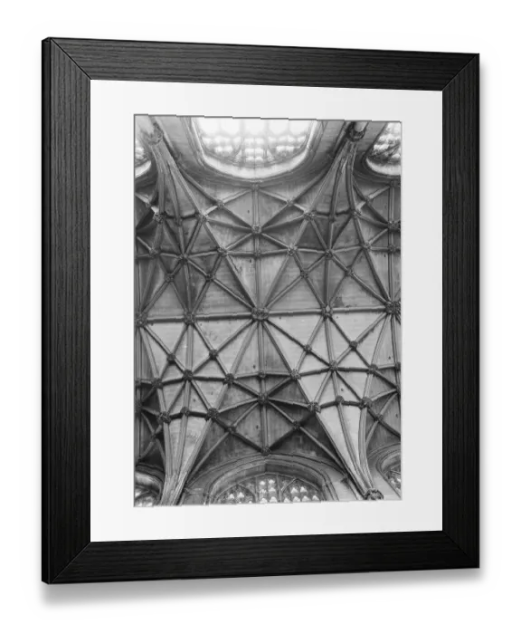 Framed Print : York Minster choir vault a42_04756