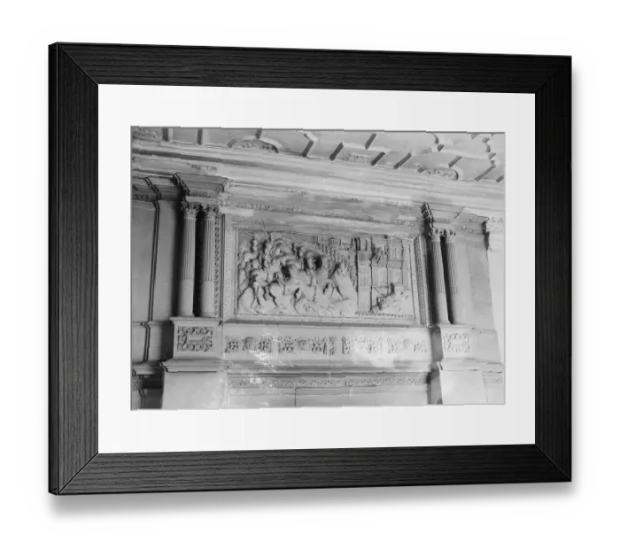 Framed Print : Overmantle to Jezebel Fireplace a42_02134