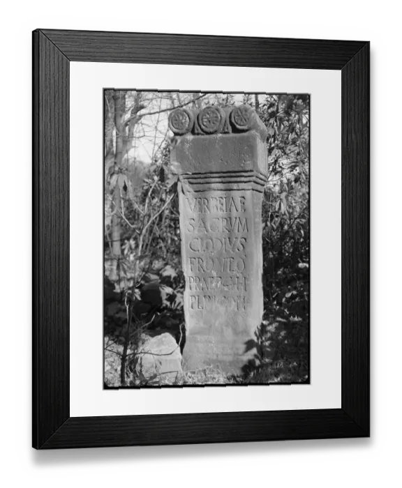 Framed Print : Roman Altar a42_02012